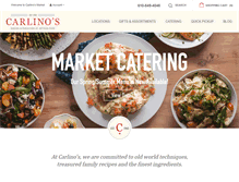 Tablet Screenshot of carlinosmarket.com